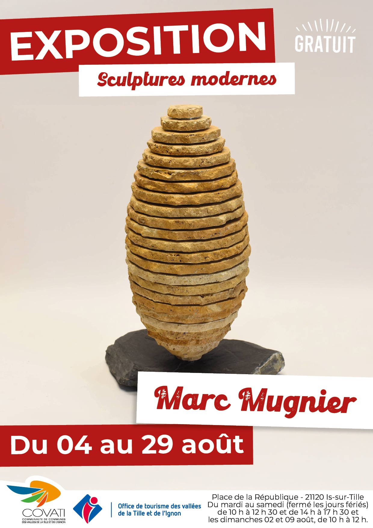 Exposition de sculptures modernes, par Marc Mugnier