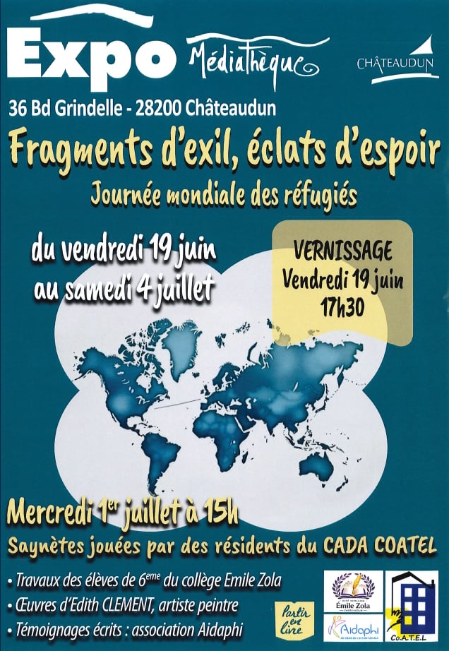 Exposition - Fragments d'Exil, Eclats d'Espoir