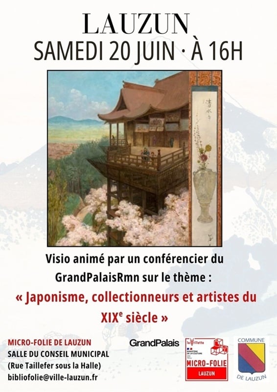 Micro-Folie : visio animé "Japonisme, collectionneurs et artistes du XVX° siècle
