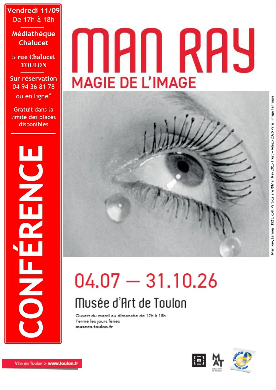 Conférence - Man Ray : sa vie et son œuvre
