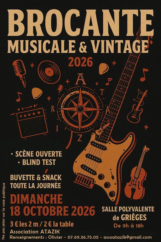 Brocante musicale et vintage