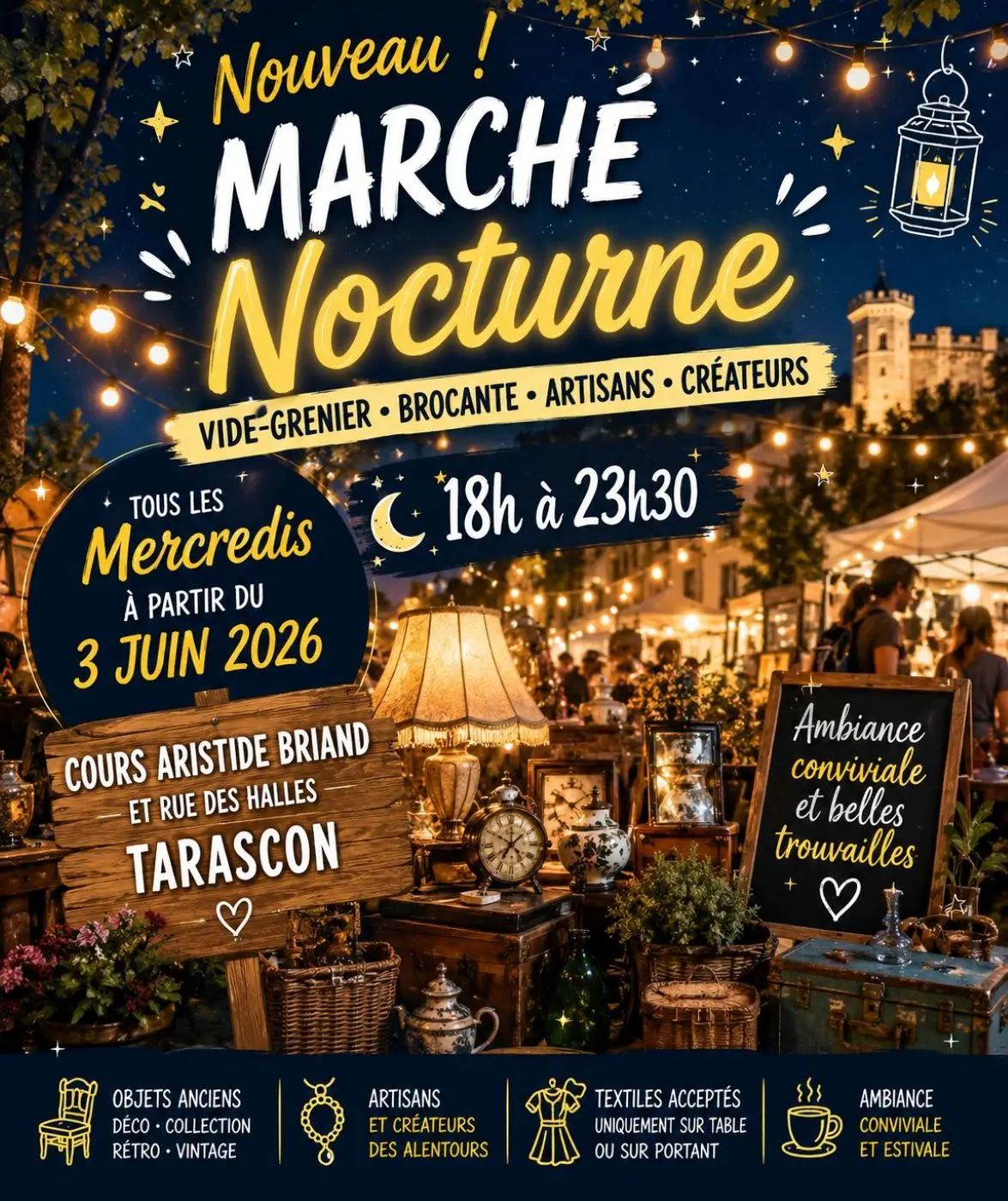 Tarascon Estival/Marché Nocturne