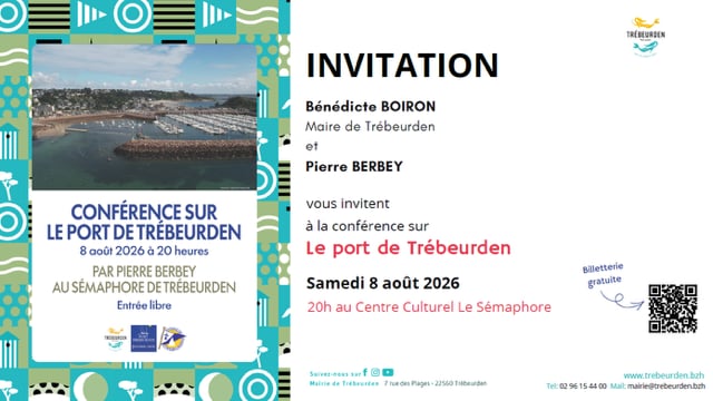 Conférence sur le port de Trébeurden