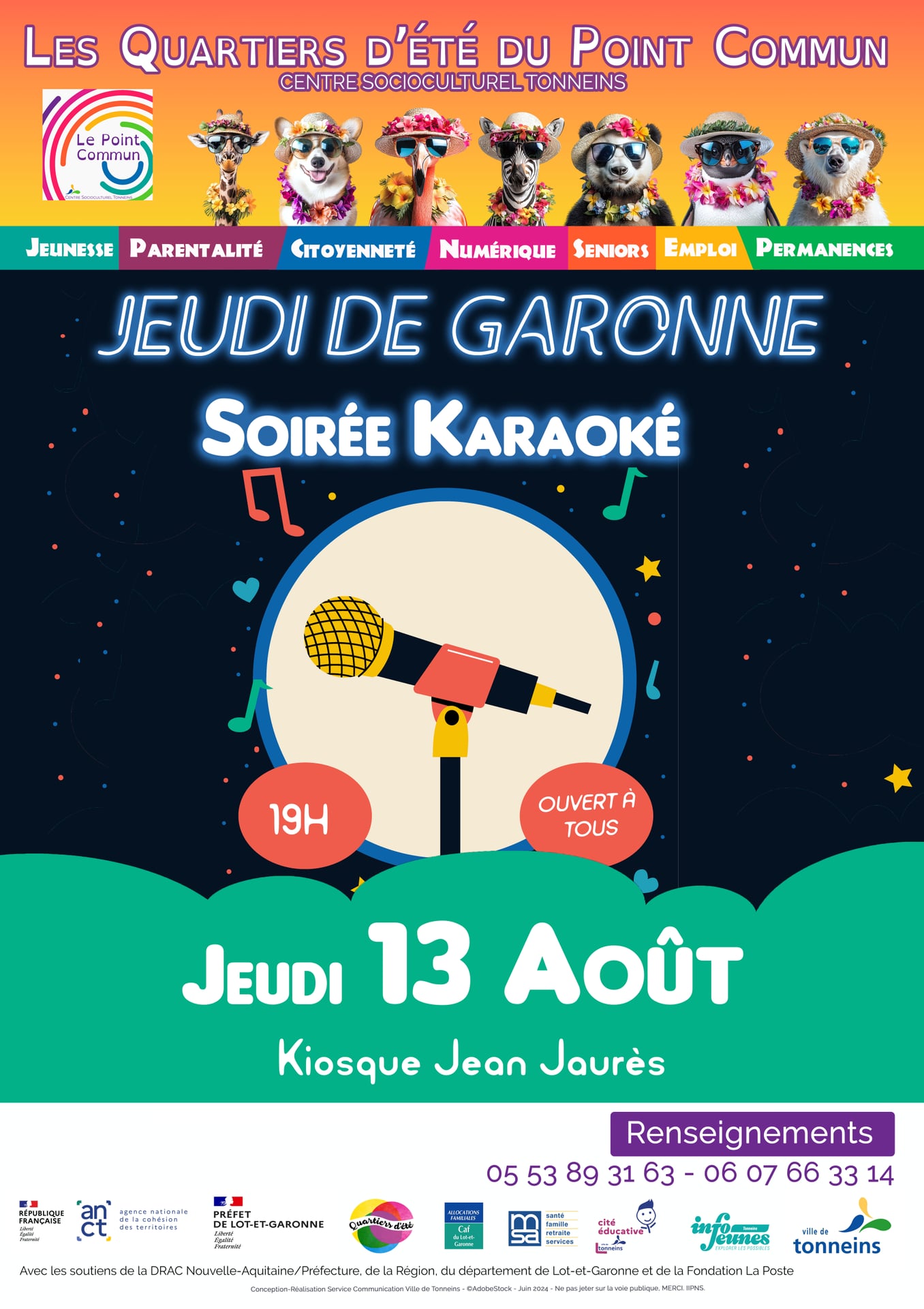 Jeudi de Garonne - Soirée Karaoké