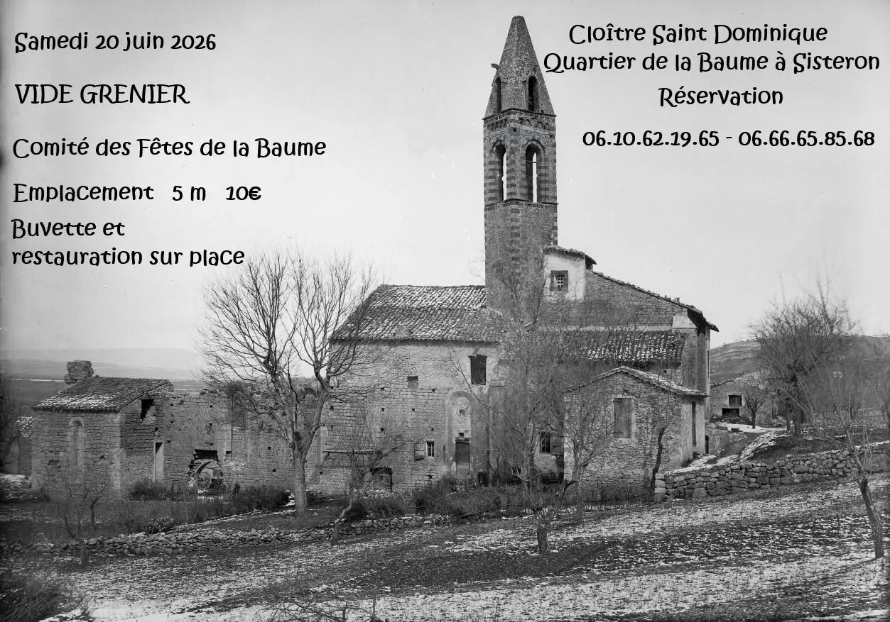 Vide greniers du quartier de la Baume