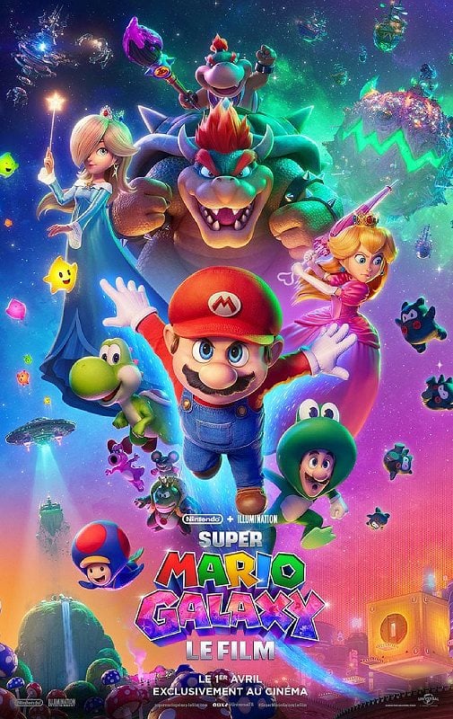 Cinéma à l'auditoire de Joinville - Super Mario Galaxy, le film