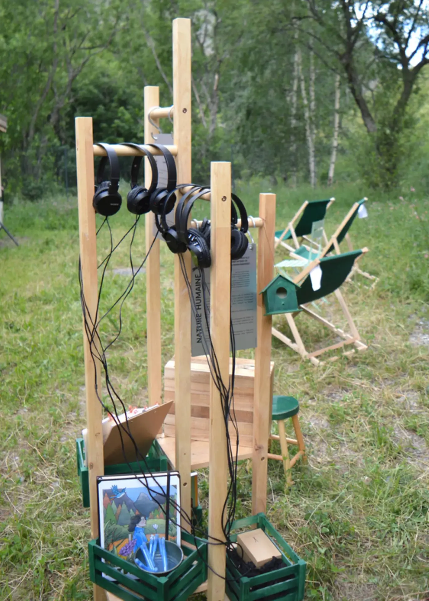 Installation sonore et poétique : "Nature humaine"