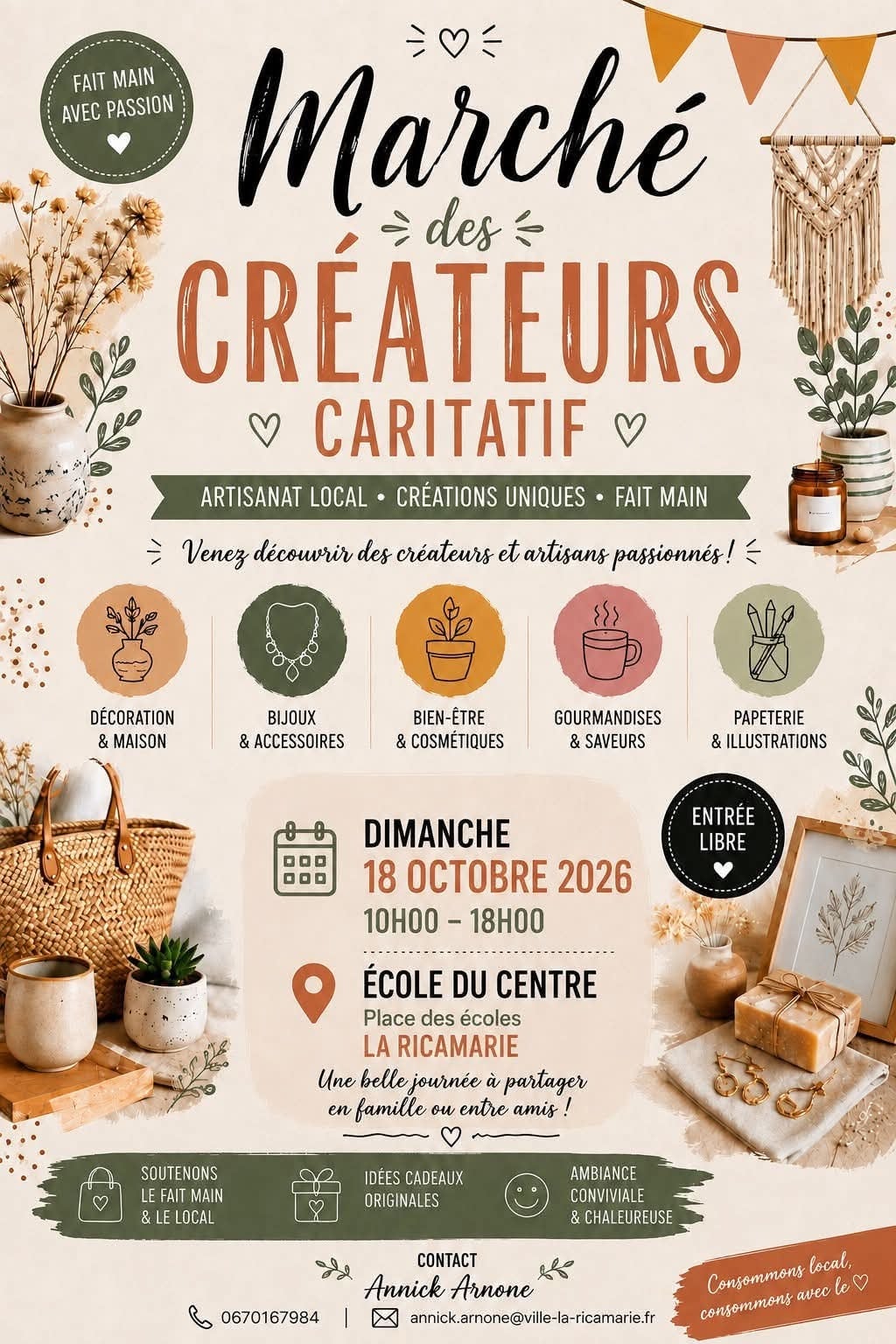 Marché des Créateurs Caritatif