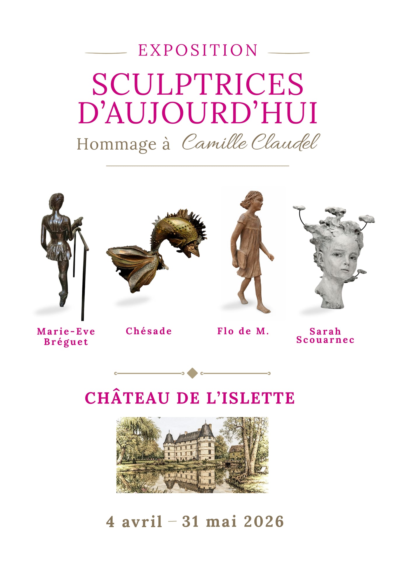 Exposition « Hommage à Camille Claudel" au château de l'Islette