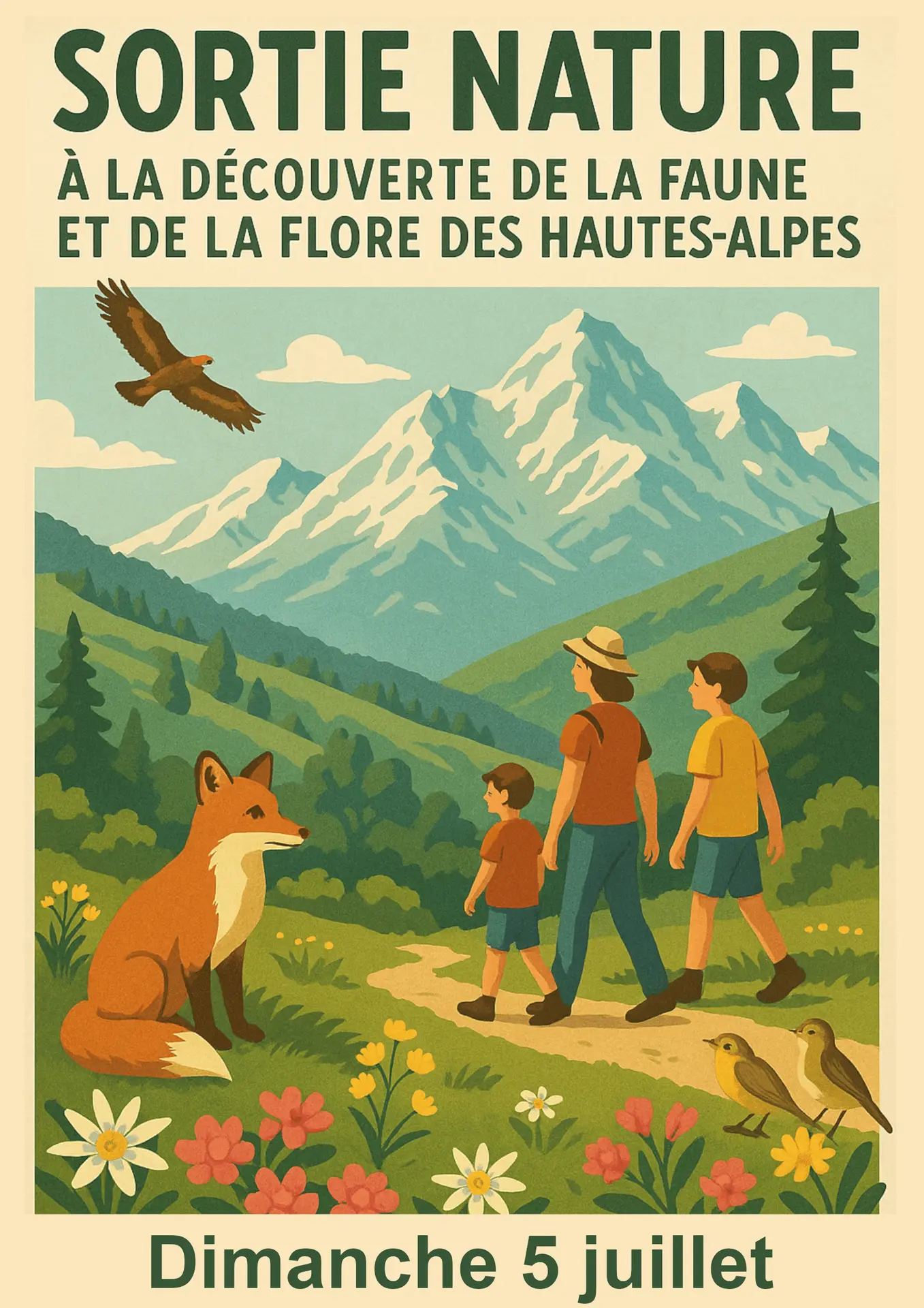 Sortie nature - à la découverte de la faune et de la flore des Hautes-Alpes